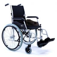 Walgreens Karman Ultra Lightweight Wheelchair with Swing Away Footrest Seat 18x16 Silver