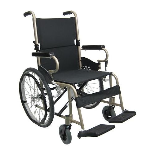 월그린 Walgreens Karman Ultra-Lightweight 18 inch Aluminum Wheelchair, 25lbs Champagne