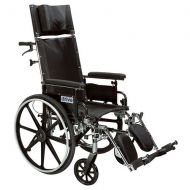 Walgreens Drive Medical Viper Plus GT Reclining Wheelchair with Detachable Desk Arms 20 Seat Black