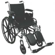 Walgreens Nova Lightweight Wheelchair with Removable Desk Arms and Elevating Leg Rests