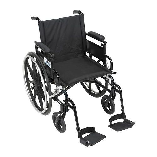 월그린 Walgreens Drive Medical Viper Plus GT Wheelchair w Flip Back Removable Adjustable Desk Arm and Foot Rest 20 Inch