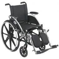 Walgreens Drive Medical Viper Wheelchair with Flip Back Removable Desk Arms and Elevating Leg Rest 12 Inch