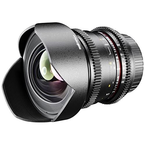  [아마존베스트]Walimex Pro Lens Mount VDSLR Lens 14 mm 1:3.1 including Solid Lens Hood