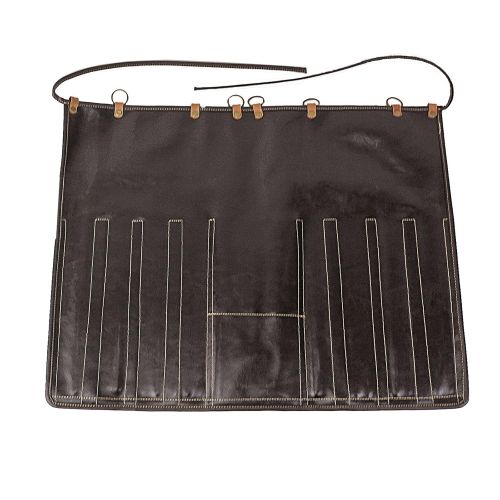  Walker & Williams DSB-2 Leather Drum Stick Bag with Heavy Canvas Carrying Bag