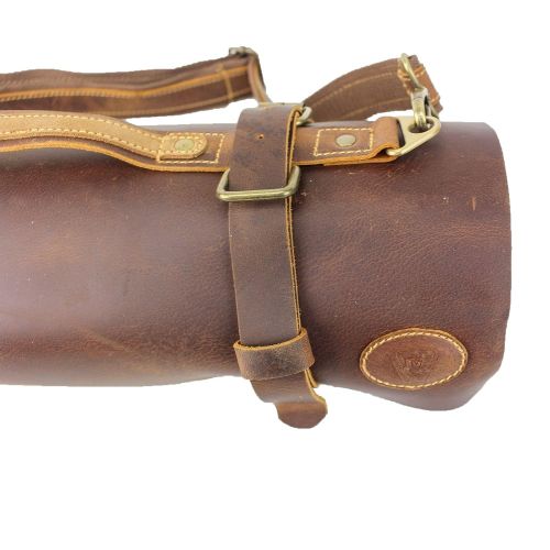  Walker & Williams DSB-1 Thick Full Grain Cowhide Leather & Brass Drum Stick Bag