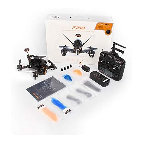  Walkera F210 Professional Deluxe Racer Quadcopter Drone w/ 5.8G Goggle4 FPV Glasses/Devo 7 Transmitter /700TVL Night Vision Camera/OSD/Ready to Fly Set RTF Mode 2 (Type 1)