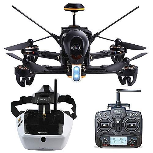  Walkera F210 Professional Deluxe Racer Quadcopter Drone w/ 5.8G Goggle4 FPV Glasses/Devo 7 Transmitter /700TVL Night Vision Camera/OSD/Ready to Fly Set RTF Mode 2 (Type 1)