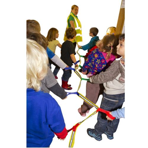  [아마존베스트]Walkodile Kids Walking Rope (10 Child). Teacher Designed, Premium Quality. Extra Safety Feature on Handles. Hi...