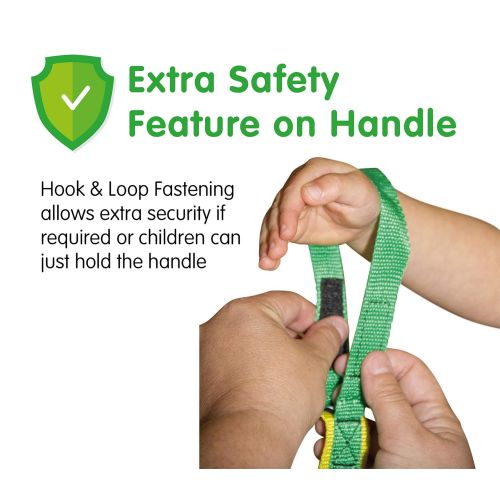  [아마존베스트]Walkodile Kids Walking Rope (10 Child). Teacher Designed, Premium Quality. Extra Safety Feature on Handles. Hi...