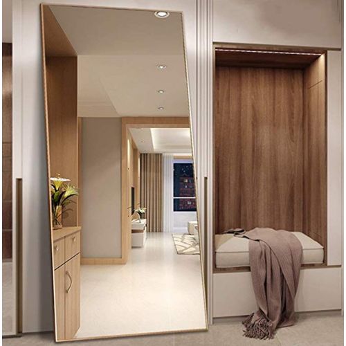  Wall-Mounted Mirrors Wall Mirror Rectangular Bathroom Mirror Expensive Mirror Full Body Mirror Living Room Mirror Black Rectangle (Color : Clear, Size : 15050cm)