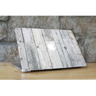 WallMac WHITE WOOD, Macbook Wood, Macbook Skin Macbook Pro Skin Wood, Wood Case Macbook, for all Macbook Models