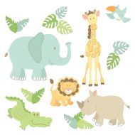 WallPops Wall Pops Safari Buddies Kit Wall Decals