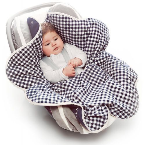  Wallaboo Baby Blanket Fleur, Supersoft 100% Cotton, Newborn, For Pram, Moses Basket or Crib and...