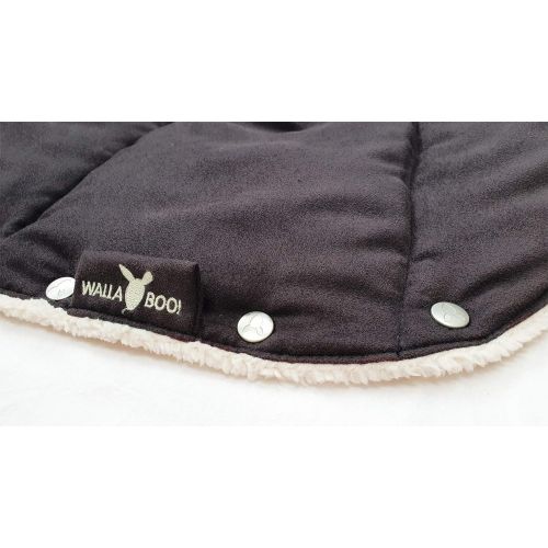  Wallaboo Baby Universal Bunting Bag, for Car Seat Stroller Pushchair, Footmuff Sack, Luxurious suede...