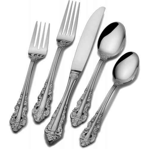  Wallace Queens 1810 65-Piece Flatware Set - 5006584