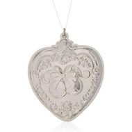 Wallace 2018 Grand Baroque Heart Sterling Silver Christmas Holiday Ornament, 27th Edition