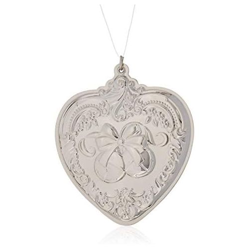  Wallace 2018 Grand Baroque Heart Sterling Silver Christmas Holiday Ornament, 27th Edition