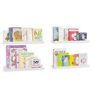 [아마존베스트]Wallniture Denver Wall Mounted Floating Shelves for Nursery Decor - Kid’s Room Bookshelf Display...