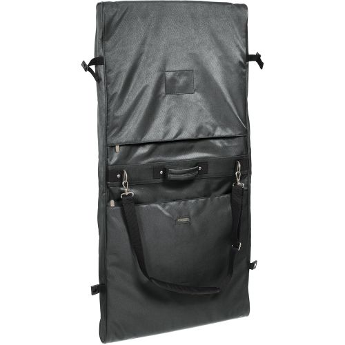  Wally Bags WallyBags 45 Framed Garment Bag with Shoulder Strap, Grey