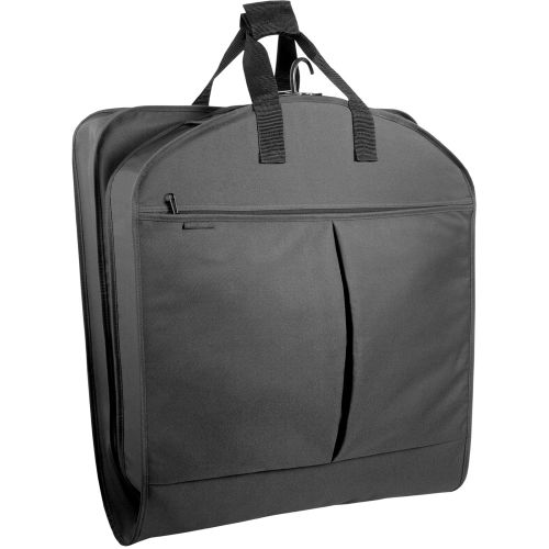  Wally Bags WallyBags Luggage 52 Extra Capacity Garment Bag with Pockets, Black