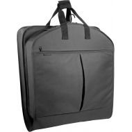 WallyBags Luggage 52 Garment Bag with Pockets, Black