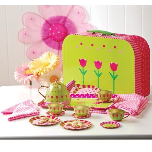  Walmart TAKE-ALONG-TIN TEA SET