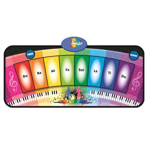  Walmart Kids Battery-powered Piano Musical Touch Play Mat Baby Music Creeping Carpet Child Toy Gift - Colorful