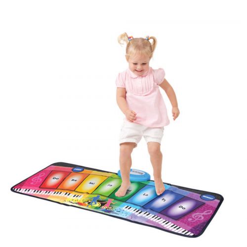 Walmart Kids Battery-powered Piano Musical Touch Play Mat Baby Music Creeping Carpet Child Toy Gift - Colorful