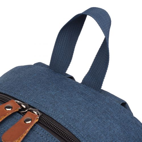  Walmart Kaukko K1001 Mens Canvas Backpack Large Capacity Casual Rucksack School Travel Bag - Sapphire Blue