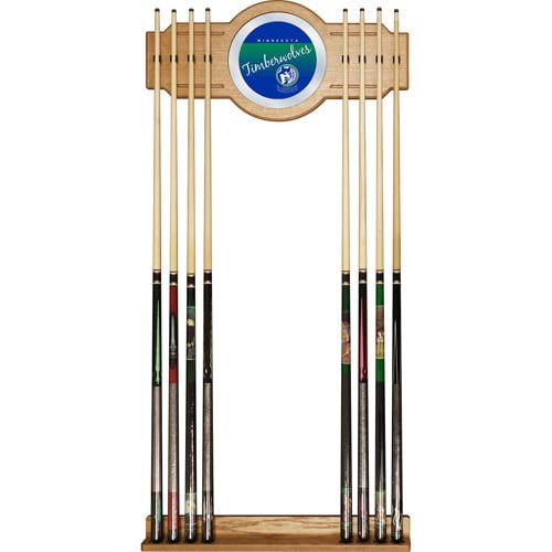  Walmart Minnesota Timberwolves Hardwood Classics NBA Cue Rack with Mirror