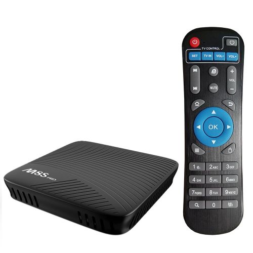  Walmeck Android TV Box,M8S PRO Smart,Android 7.1 Amlogic S912 Octa-core 64 Bit 3GB DDR4 32GB EMMC HDR10 VP9 H.265 UHD 4K Mini PC 2.4G & 5G WiFi LAN Airplay Miracast BT 4.1 HD Media