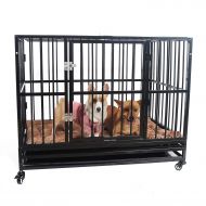 Walnest walnest Heavy Duty XL Dog Crate Kennel with pad