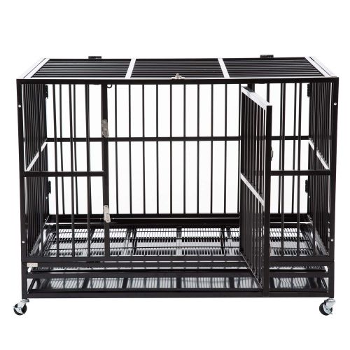  Walnest walnest Heavy Duty XL Dog Crate Kennel with pad