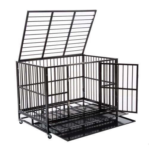  Walnest walnest Heavy Duty XL Dog Crate Kennel with pad