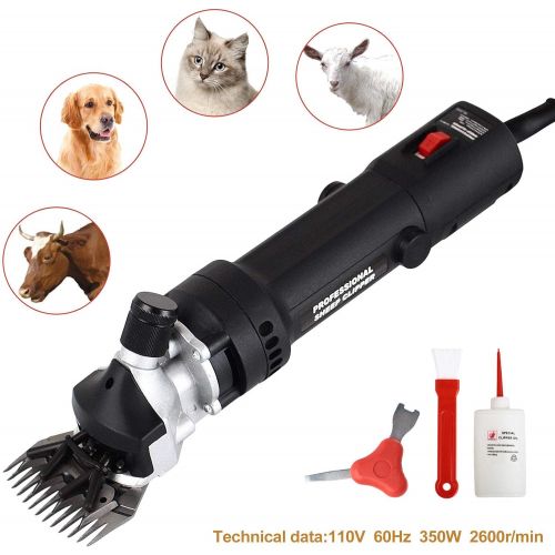  Walomes 350W Electric Farm Supplies Electric Shears Clippers Goat Sheep Animal Shave Grooming Farm Supplies lectric Sheep Goat Clippers Shears Farm Animal Grooming Shearing Supplie