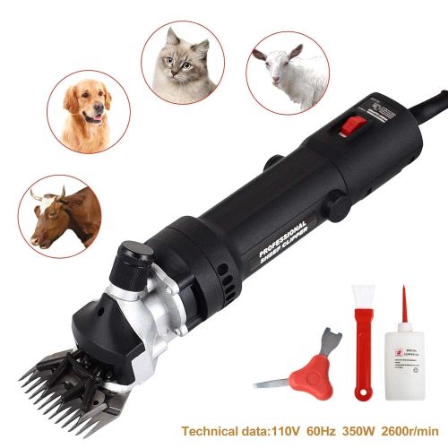  Walomes 350W Electric Farm Supplies Electric Shears Clippers Goat Sheep Animal Shave Grooming Farm Supplies lectric Sheep Goat Clippers Shears Farm Animal Grooming Shearing Supplie