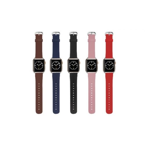  Waloo Leather Grain Apple Watch Replacement Band