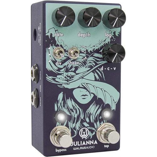  Walrus Audio Julianna Deluxe Chorus Vibrato Pedal & Slo Multi Texture Reverb Guitar Effects Pedal, Standard (900-1047)