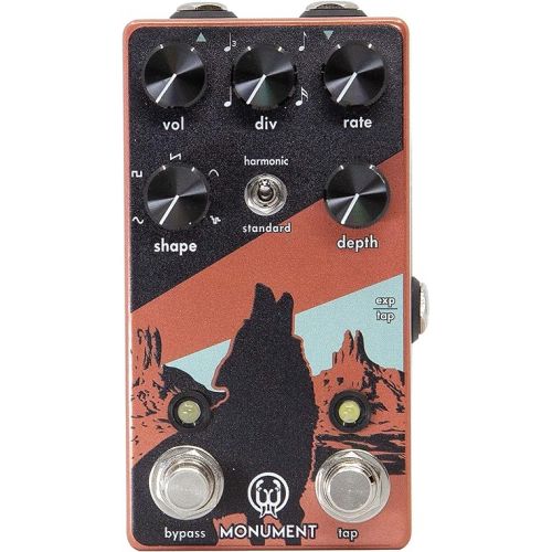  Walrus Audio Monument V2 Harmonic Tap Tremolo Guitar Effects Pedal & Lillian Multi-Stage Analog Phaser Guitar Effects Pedal