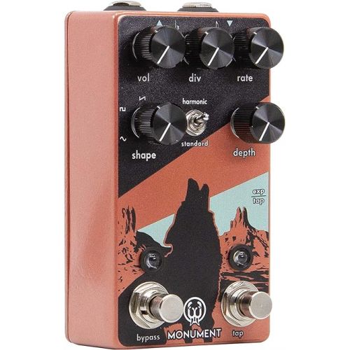  Walrus Audio Monument V2 Harmonic Tap Tremolo Guitar Effects Pedal & Lillian Multi-Stage Analog Phaser Guitar Effects Pedal