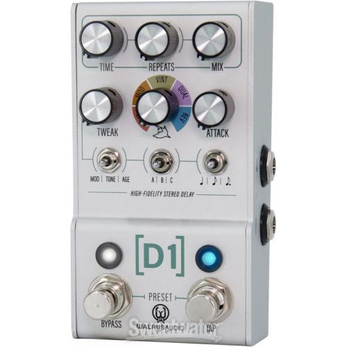  Walrus Audio Mako Series D1 High-Fidelity Delay Pedal - Version 2 Demo