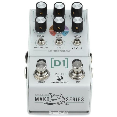  Walrus Audio Mako Series D1 High-Fidelity Delay Pedal - Version 2 Demo