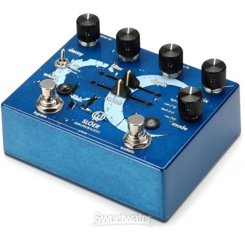  Walrus Audio Sloer Stereo Ambient Reverb Pedal - Blue Demo
