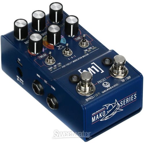  Walrus Audio Mako Series M1 High-Fidelity Modulation Machine Pedal