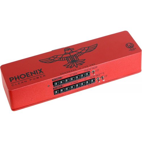  Walrus Audio Phoenix 15 120 Volt Output Power Supply, Limited Edition Red