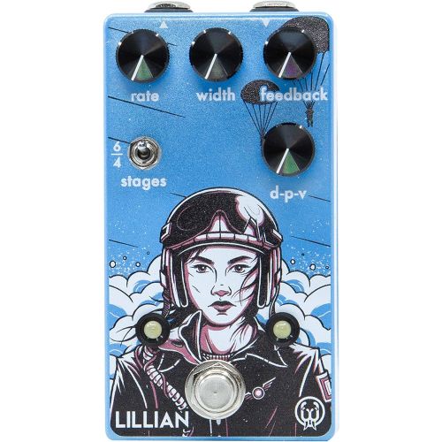  Walrus Audio Lillian Multi-Stage Analog Phaser Guitar Effects Pedal