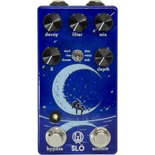  Walrus Audio Sloe Multi Texture Reverb Guitar Effects Pedal, Standard (900-1047) & DAddario Accessories PW-CT-9V DC Power Adapter ? Minimize Need to Change Batteries on Pedalboard