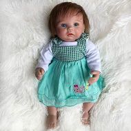 Wamdoll Cute Little Alice Truly 15 Inches Lifelike Newborn Baby Dolls Blue Eyes Girl Babies