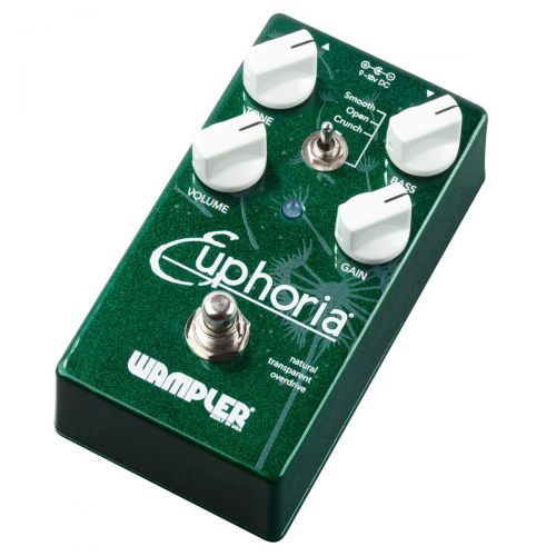  Wampler Euphoria V2 Natural Transparent Overdrive Guitar Effects Pedal