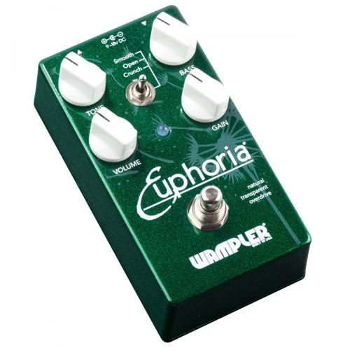  Wampler Euphoria V2 Natural Transparent Overdrive Guitar Effects Pedal